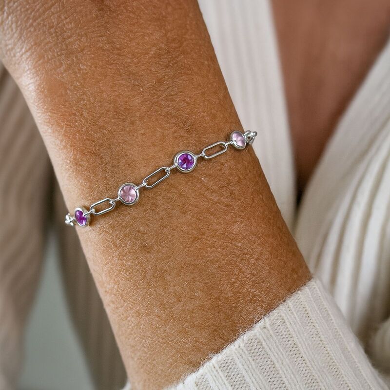 bracelet-amethyste-et-quartz-rose-en-argent-rhodie-925
