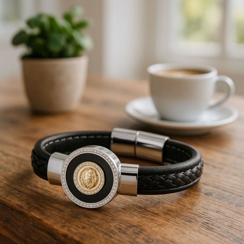 bracelet-cuir-homme-tete-de-lion-luxe-cuir-tresse