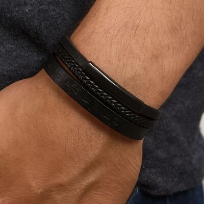 bracelet-en-cuir-pour-homme-fermeture-magnetique