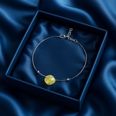 bracelet-femme-argent-quartz-jaune-coussin-bienfaits