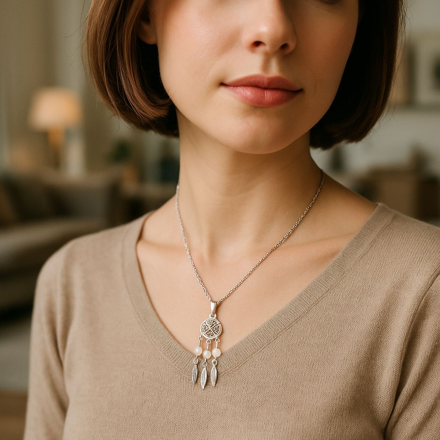 collier-pierre-naturelle-agate-blue-lace-ronde-argent-rhodie-925-confiance-en-soi