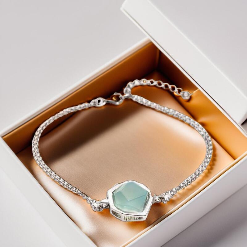 Bracelet-agate-aqua-teintee-naturelle-argent-925-qualite-artisanale