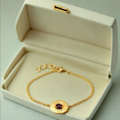 Bracelet-amethyste-femme-violette-ovale-argent-dore-925-elegance
