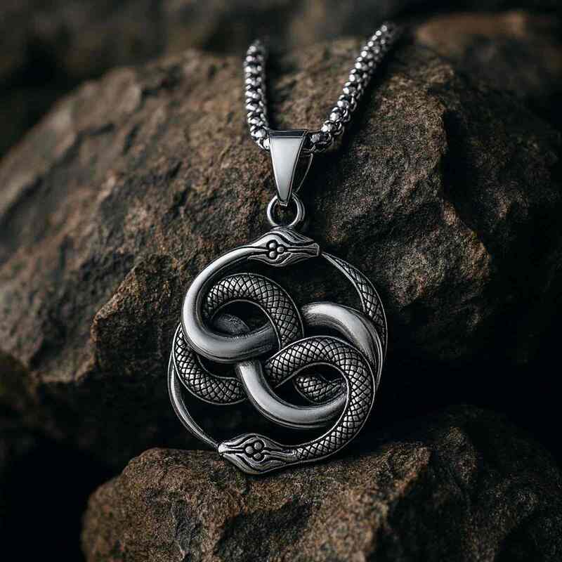 Pendentif-Homme-Serpent-Acier-Inoxydable-gothique