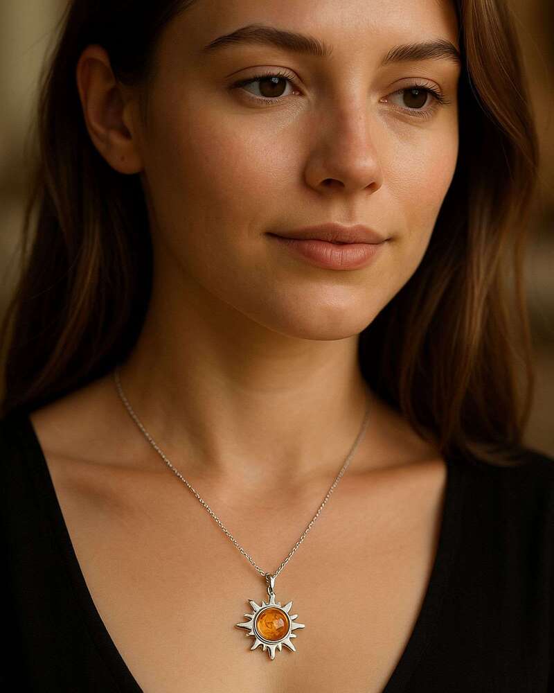 Pendentifs-Soleil-Ambre-Baltique-Argent-Rhodie-925-design-francais