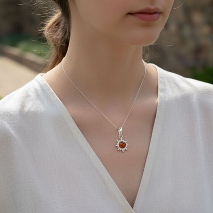 Pendentifs-Soleil-Ambre-Baltique-Argent-Rhodie-925-energie