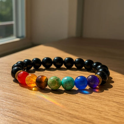 bracelet-7-chakras-Equilibre-Spirituel-clarte-mental