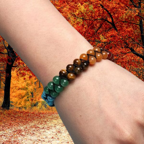 bracelet-7-chakras-sept-pierres-naturelles-Éveil des Chakras™