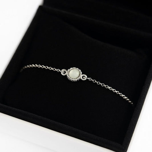 bracelet-agate-ronde-argent-rhodie-925-aqua-teintee-pierre-naturelle