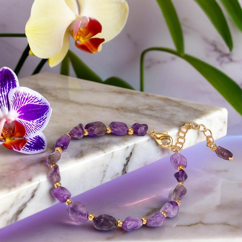 bracelet-amethyste-pierre-naturelle-de-gravier-guerison-energie