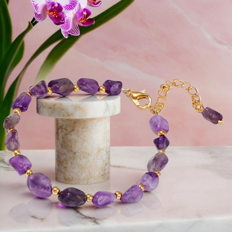 bracelet-amethyste-pierre-naturelle-de-gravier-guerison-pierre-de-la-sagesse