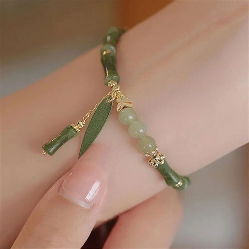 bracelet-aventurine-perles-de-bambou-proprietes-apaisantes