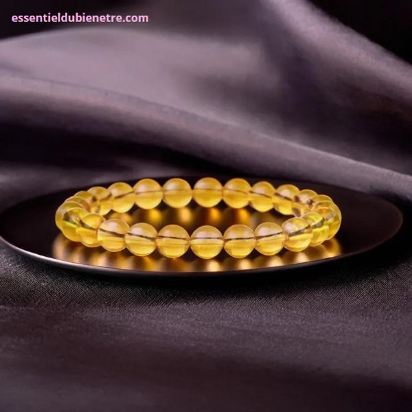 bracelet citrine | Citrine Éclat™ - Essentieldubienetre