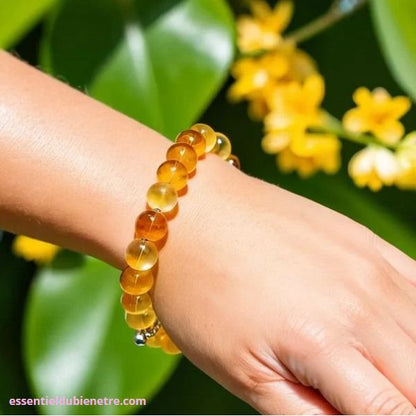 bracelet citrine | Citrine Éclat™ - Essentieldubienetre