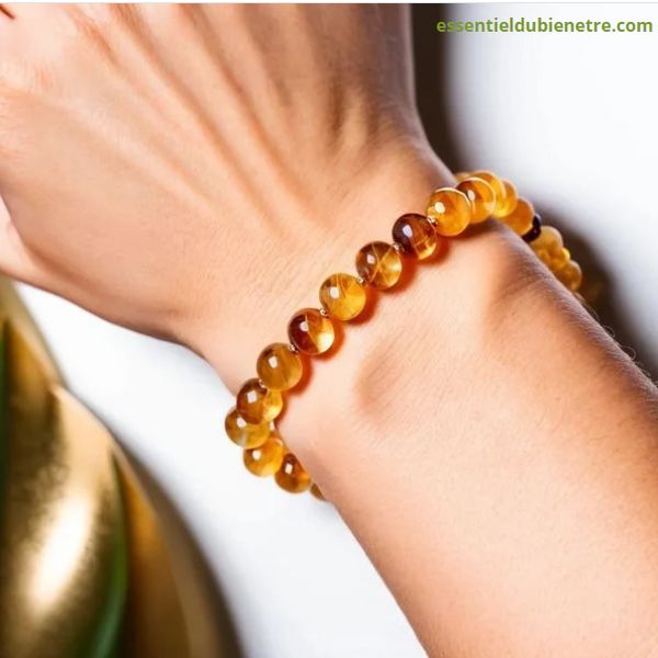 bracelet citrine | Citrine Éclat™ - Essentieldubienetre