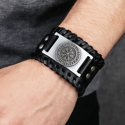 bracelet-en-cuir-homme-style-punk-breloques-en-metal-vnox