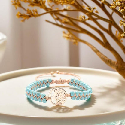 bracelet en pierre | turquoise arbre de vie - Essentieldubienetre