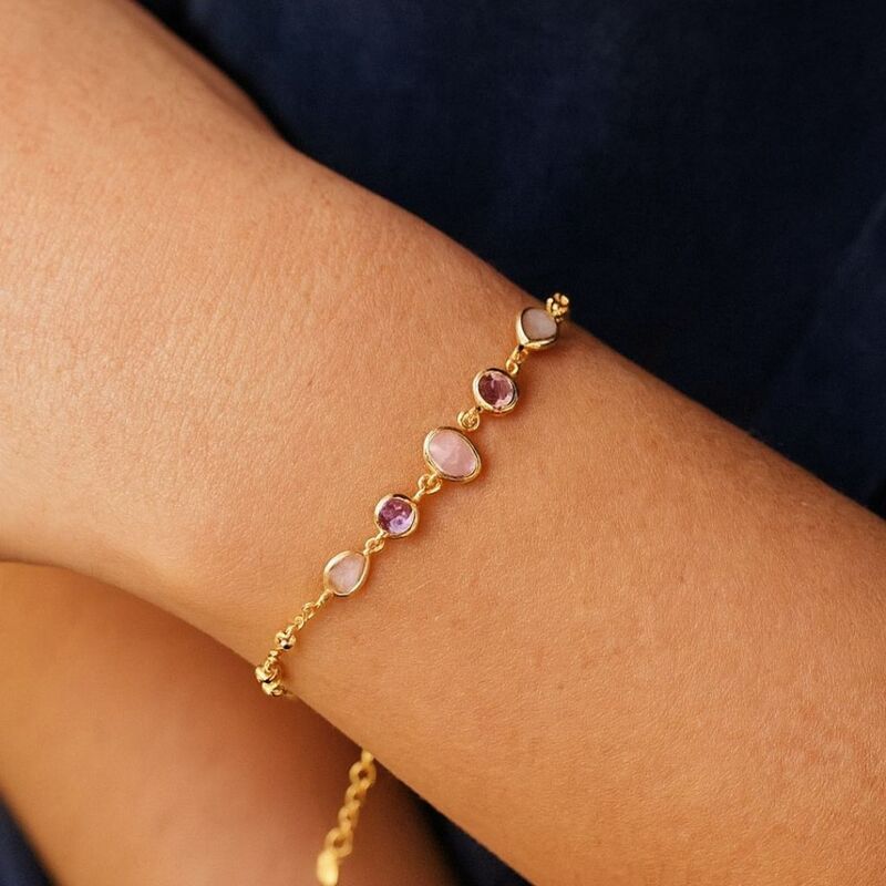 bracelet-en-pierres-naturelles-quartz-rose