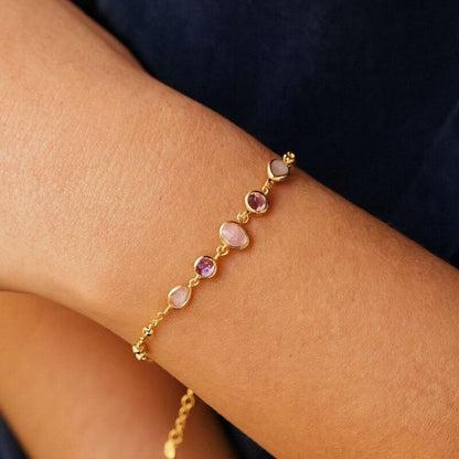 bracelet-en-pierres-naturelles-quartz-rose