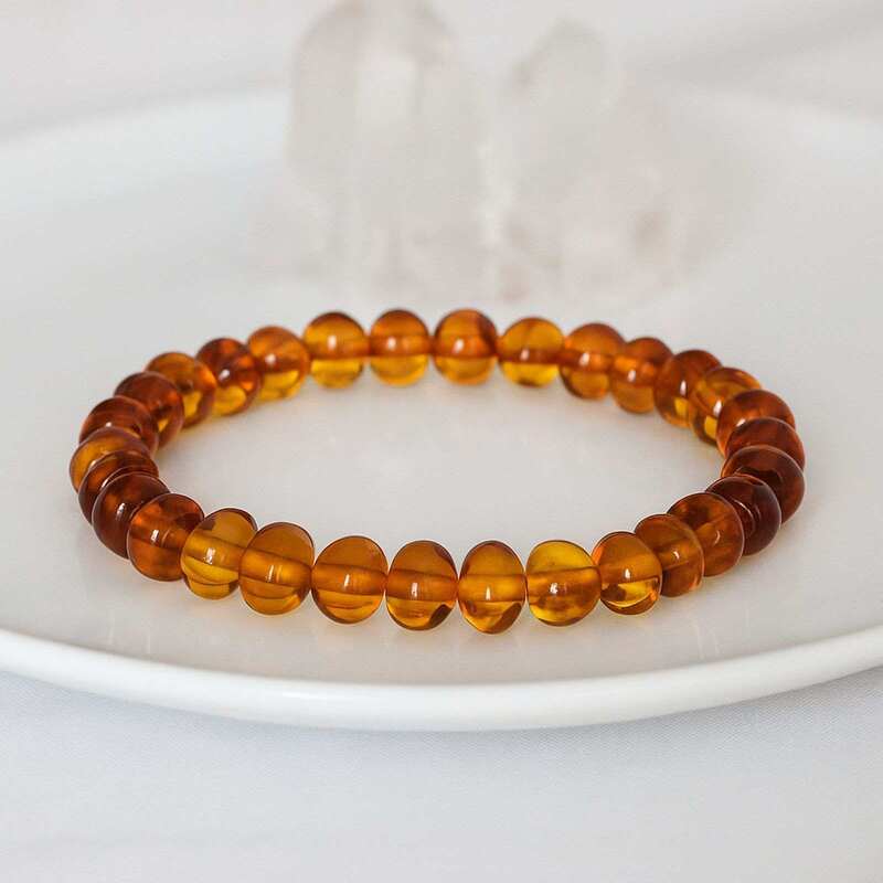 bracelet-femme-ambre-cognac-naturel-elastiqueultra-resistant
