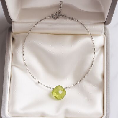 bracelet-femme-argent-quartz-jaune-coussin-intemporel