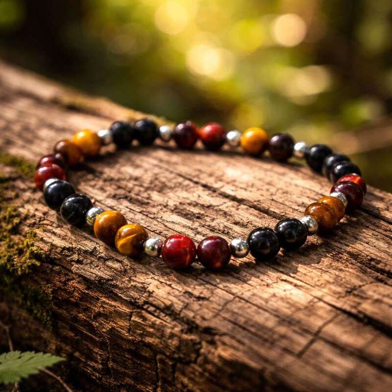 bracelet oeil de tigre pierre naturelle intemporel