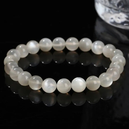 bracelet pierre de lune | blanche pour femme - Essentieldubienetre