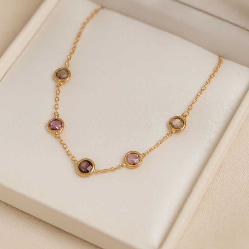 collier-avec-pierre-naturelle-multipierres-multicolores-en-argent-dore-925