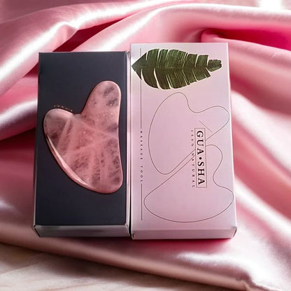 gua sha quartz rose | Éclatlisse™ - Essentieldubienetre