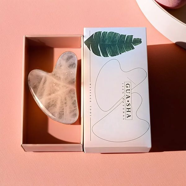 gua sha quartz rose | Éclatlisse™ - Essentieldubienetre