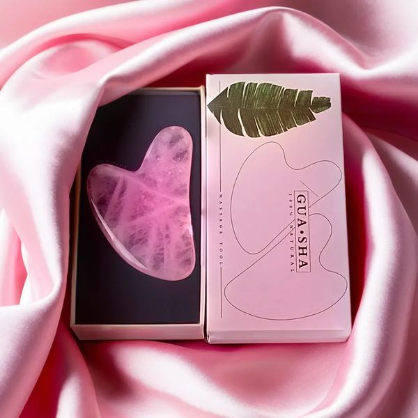 gua sha quartz rose | Éclatlisse™ - Essentieldubienetre