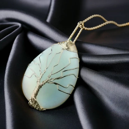 pendentif opale | Bleu