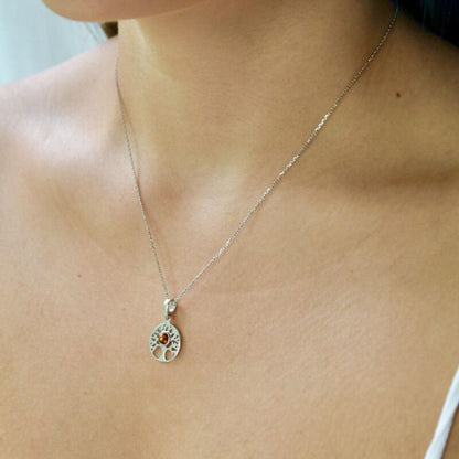 pendentifs | arbre de vie ambre argent rhodié spirituel