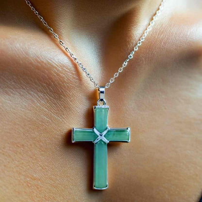 pendentif-croix-aventurine-verte-croix-sacré