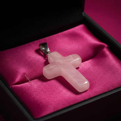 pendentif-croix-homme-quartz-rose-elegance-guerison
