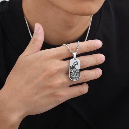 pendentif-homme-Maritime-Punk-Acier-inoxydable