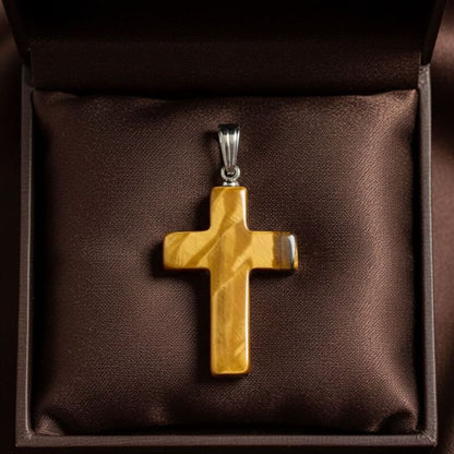 pendentif-homme-oeil-de-tigre-croix-artisanal-croix-en-pierre