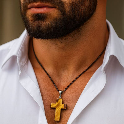 pendentif-homme-oeil-de-tigre-croix-artisanal-pierre-naturelle