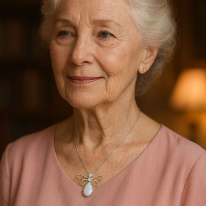 pendentif | papillon opale australienne argent 925