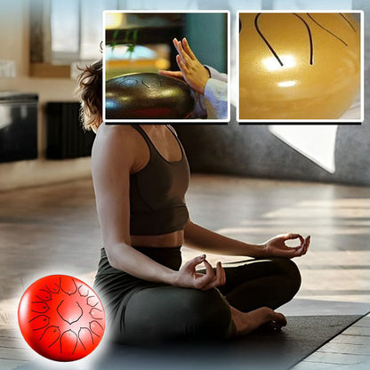 tongue-drum-rouge-six-pouces-musique-yoga